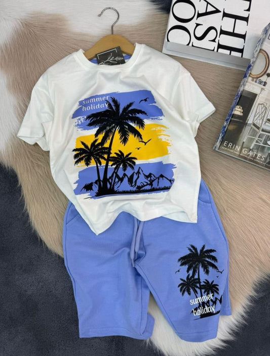 ENSEMBLE ENFANT BON QUALITE COULEUR BLEU