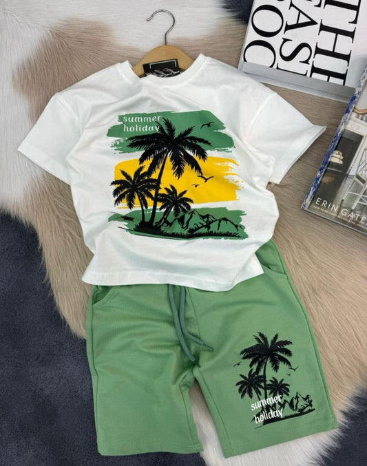 ENSEMBLE ENFANT BON QUALITE COULEUR VERT